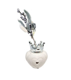 Profumatore in porcellana con corona