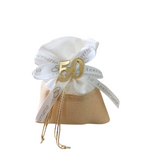 Sacchetto porta confetti per anniversario