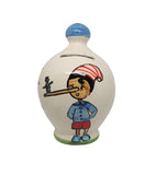 Salvadanaio Pinocchio in ceramica vietrese