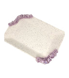 Vassoio rettangolare con pietre Capodimonte