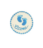 Targetta piedini incisi