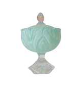 Potiche grande in vetro laccato