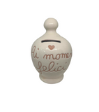 Salvadanaio con frase