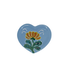 Vassoio a cuore con decoro a rilievo