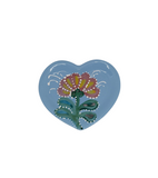 Vassoio a cuore con decoro a rilievo