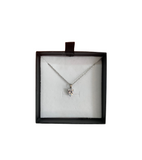 Collana con diamante a cuore