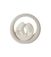 Sacra Famiglia con anello in resina tortora