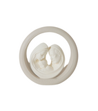 Sacra Famiglia con anello in resina tortora