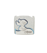Stitch cubo portaconfetti con glitter e plex