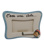 Cornice tema Pinocchio in ceramica vietrese
