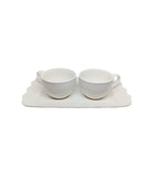 Set tazzine con vassoio