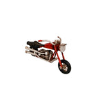 Moto da corsa in metallo