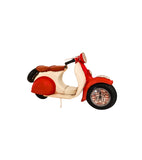 Vespa con sveglia in metallo