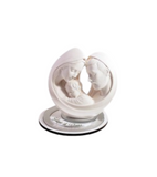 Sacra famiglia resina con base beige perlato
