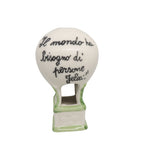 Mongolfiera profumatore Piccolo Principe in ceramica vietrese