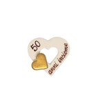 Cuore doppio a calamita Mak 50esimo anniversario